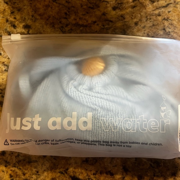 *NWT* Blue and Navy Gold Shell Ribbed Bikini Set - Picture 5 of 5